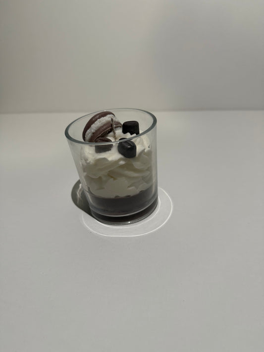 Coffe and cream candle